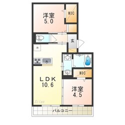 D-roomセピアコート鳳の物件間取画像